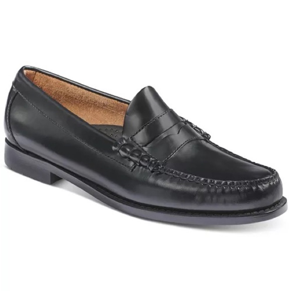 G h bass weejuns Black Leather Loafers 11 men